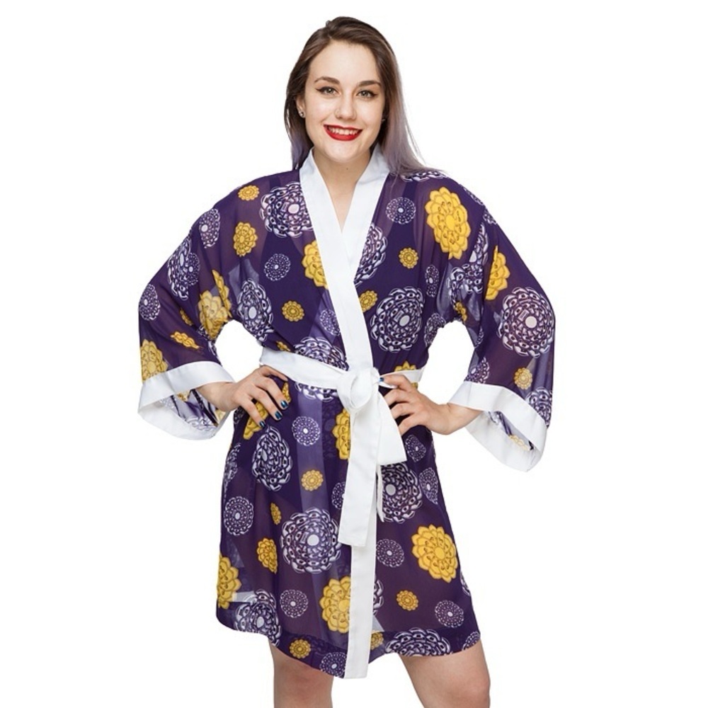 NWT Star Wars Sheer Chiffon‎ Droid Women’s Robe R2-D2 C-3PO Sm/Med Hard to find!
